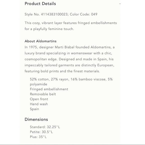 Anthropologie Moira Fringed Cardigan NWT SZ M - Picture 7 of 7